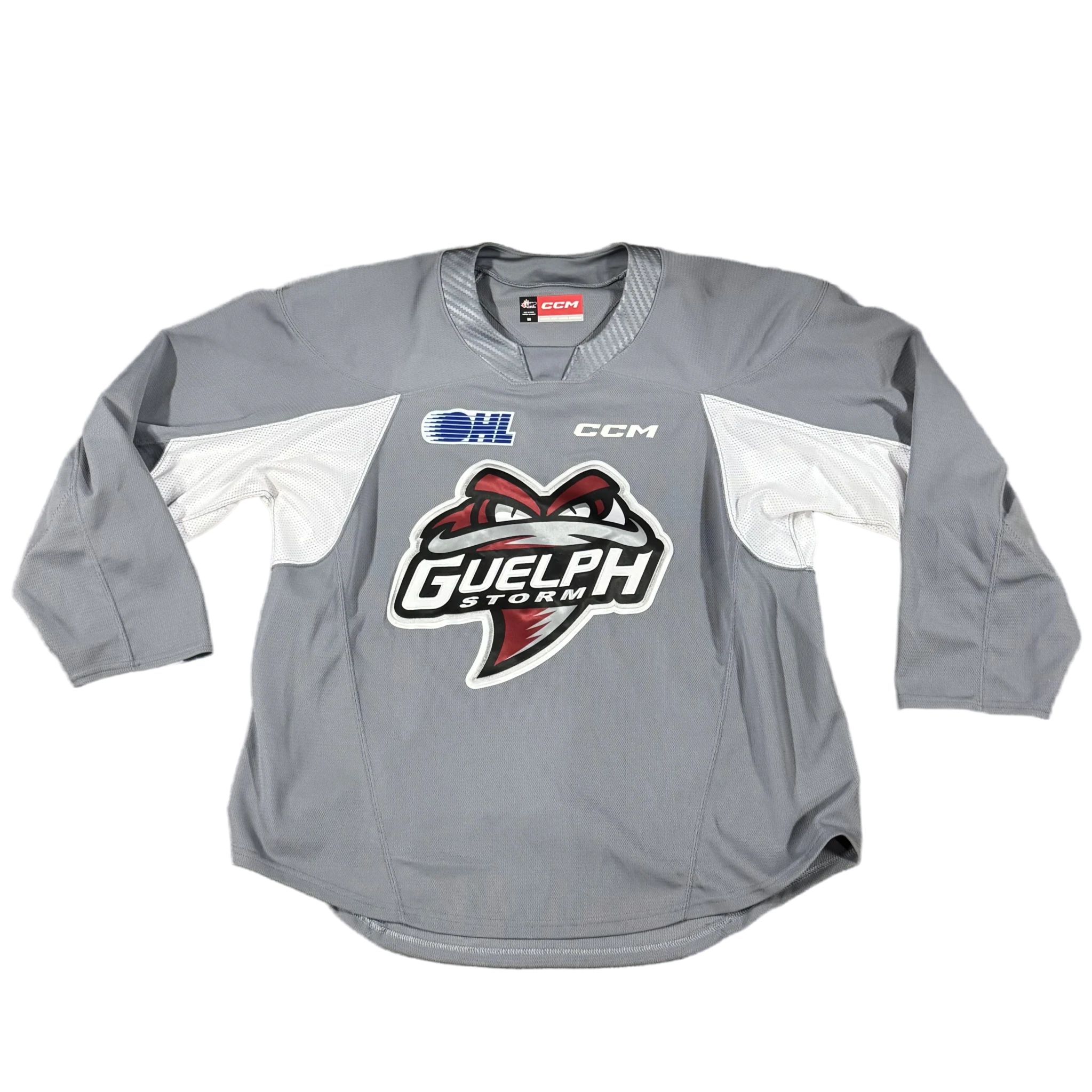 OHL - Used CCM Guelph Storm Practice Jersey (Grey)